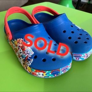 EUC Paw Patrol Crocs size C11